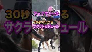 【フェブラリーS2026】30秒でわかるサクラトゥジュール