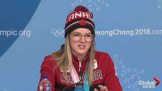 Canadian Cassie Sharpe describes the moment she knew she won a gold medal