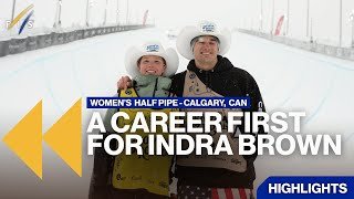 Tough conditions didn't stop Indra Brown in Calgary | Highlights | FIS Freestyle Skiing
