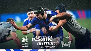 Tournoi des Six Nations moins 20 ans 2026 : France - Italie, le résumé