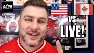 Canada vs USA | Men's Hockey Gold Medal Game | LIVE w/ Steve Dangle