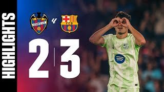 LEVANTE 2 vs 3 FC BARCELONA | LALIGA 2025/26 MD02 🔵🔴