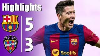 Barcelona vs Levante 5-3 - All Goals & Highlights - 2026