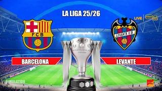 Barcelona vs Levante U.D | La Liga 2025/26 | Full Match & All Goals |  Prediction Simulation PES