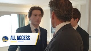Warriors All-Access | Macklin Celebrini at NHL Draft