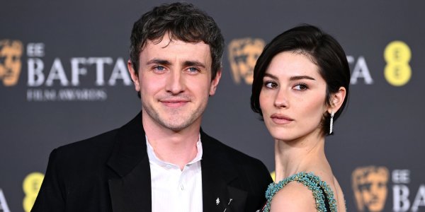 Paul Mescal and Gracie Abrams Coordinate for a PDA-Filled Red Carpet Debut at the BAFTAs 2026