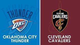 Oklahoma City Thunder vs Cleveland Cavaliers NBA Live Scoreboard