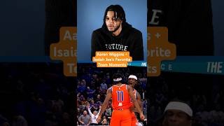 Aaron Wiggins + Isaiah Joe Share Their Favorite Team Moments 🌩️ #NBA #Shorts #OKCThunder