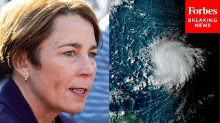 Massachusetts Gov. Maura Healey Delivers To Declare A State Of Emergency Over Hurricane Lee