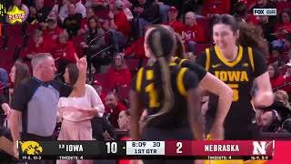 Ava Heiden leads Iowa WBB to road win over Nebraska with 27 PTS on 12-15 shooting, 11 REB, 3 BLK