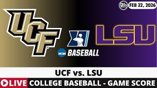 UCF VS LSU LIVE ⚾ College Baseball Game Score Radio Play-by-Play