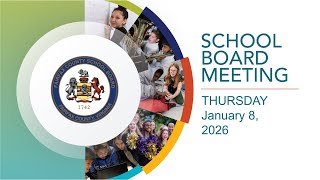 1/8/2026 - FCPS School Board Meeting