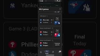 MLB Baseball Scores #majorleaguebaseball
