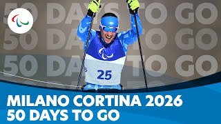 ❄️🏆 50 Days Until The Milano Cortina 2026 Paralympic Games 🇮🇹💫
