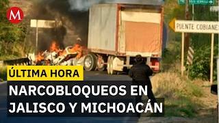 Terror en el Occidente: Narcobloqueos simultáneos en Jalisco y Michoacán tras choque en Tapalpa
