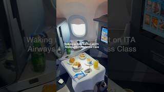 Breakfast onboard $3,750 ITA Airways Business Class on Airbus A321neo | Lounge Guru