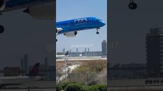 ITA Airways A350 landing #planespotting #planelanding #aviation #a350 #lax
