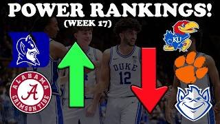 College Basketball “Week 17” Power 35 Rankings! 