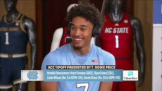 MBB: Seth Trimble & Henri Veesaar On ACCN Set At ACC Tipoff