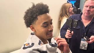 Seth Trimble Talks to the Media After Hitting the Game-Winner Against Duke | UNC Basketball
