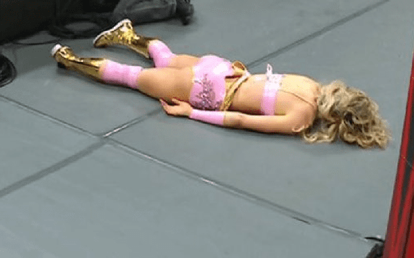Match Called Off After Maxxine Dupri Is Knocked Out Cold During 2/23 WWE RAW