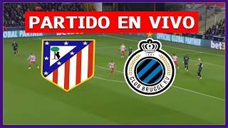 ✅ ATLÉTICO DE MADRID vs BRUJAS EN VIVO 🏆 JUEGA JULIAN ALVAREZ CHAMPIONS LEAGUE | LA SECTA DEPORTIVA