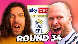 Championship SCORE PREDICTIONS - Round 34
