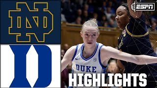 Notre Dame Fighting Irish vs. Duke Blue Devils | Full Game Highlights | ESPN College Basketball