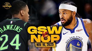 Golden State Warriors vs New Orleans Pelicans Full Game Highlights | Nov 16, 2025 | FreeDawkins