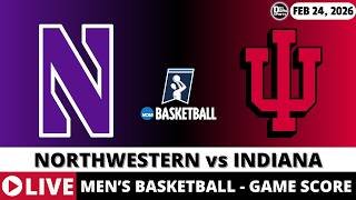NORTHWESTERN VS INDIANA LIVE 🏀 NCAAM Basketball Game Score Radio Play-by-Play