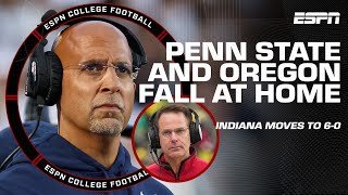 Indiana takes down Oregon on the road & Northwestern STUNS Penn State (📍@ATT) | The CFB Show