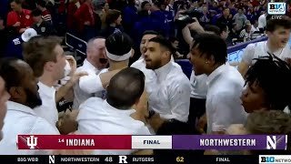 INSANE ENDING! Final Minutes of #14 Indiana vs Northwestern | 2-15-2023
