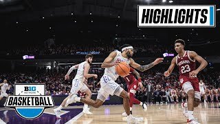 Indiana at Northwestern | Highlights | Big Ten Men's Basketball | Feb. 15, 2023