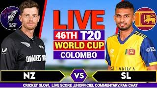 🔴Live: New Zealand vs  Sri Lanka,  T20 World Cup Super 8 | NZ vs SL | live Score & Commentary