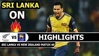 Sri Lanka Vs New Zealand ICC T20 CRICKET WORLD CUP 2026 Highlights Match 46 | SL Vs NZ