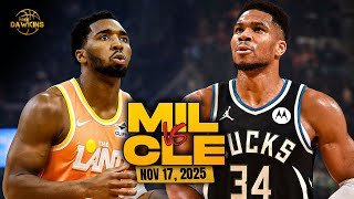 Milwaukee Bucks vs Cleveland Cavaliers Full Game Highlights | Nov 17, 2025 | FreeDawkins