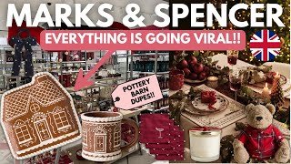 Marks & Spencer Christmas 2025 | Pottery Barn Dupes, Candles & Tableware! 😱🎄