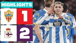UD ALMERÍA 1 - 2 RC DEPORTIVO | RESUMEN LALIGA HYPERMOTION