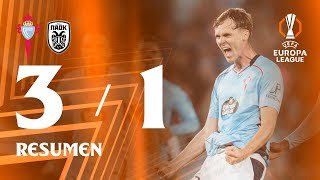 Celta vs PAOK FC (3-1) | Resumen y goles | Highlights UEFA Europa League