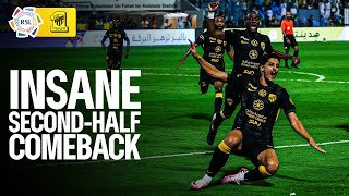 For 4-0 to 4-4 ⚽️⚽️⚽️⚽️ | Al Ittihad's historic comeback vs. Al Khaleej 💪