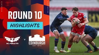 Scarlets v Edinburgh | Highlights | Round 10 | URC 2024/2025