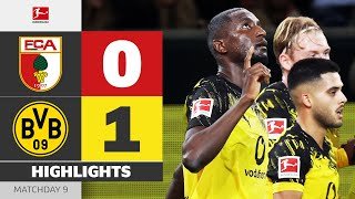 FC AUGSBURG - BORUSSIA DORTMUND | Highlights | Matchday 9 – Bundesliga 2025/26