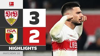 Undav Leads Stuttgart’s DOUBLE COMEBACK! | VFB STUTTGART - FC AUGSBURG | Highlights Bundesliga 25/26