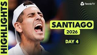 Tabilo & Tirante Lock Horns; Garin, Baez; Cerundolo, Nava Feature | Santiago 2026 Highlights Day 4