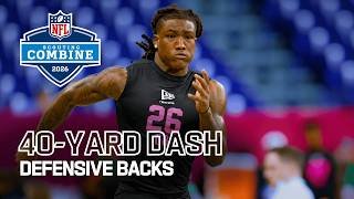 Defensive Backs Run the 40-Yard Dash at 2026 NFL Combine