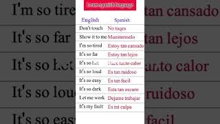 learn Spanish language For beginners