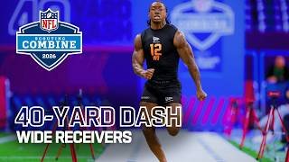 Wide Receivers Run the 40-Yard Dash at 2026 NFL Combine | Group 1