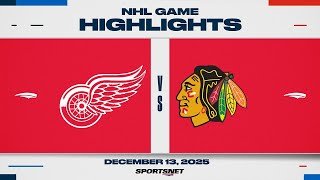 NHL Highlights | Red Wings vs. Blackhawks - December 13, 2025