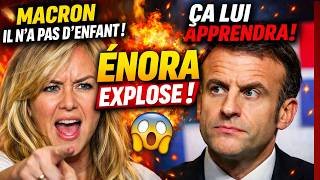 Enora Malagré pète un câble contre Macron : clash total en direct