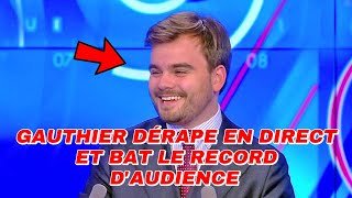 Gauthier Le Bret dérape en direct sur CNews 😱 et bat un RECORD HISTORIQUE !